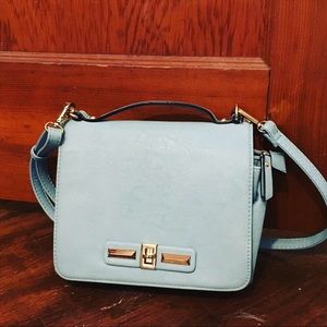 Ice blue purse